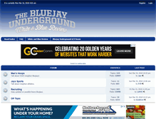 Tablet Screenshot of bluejayunderground.com